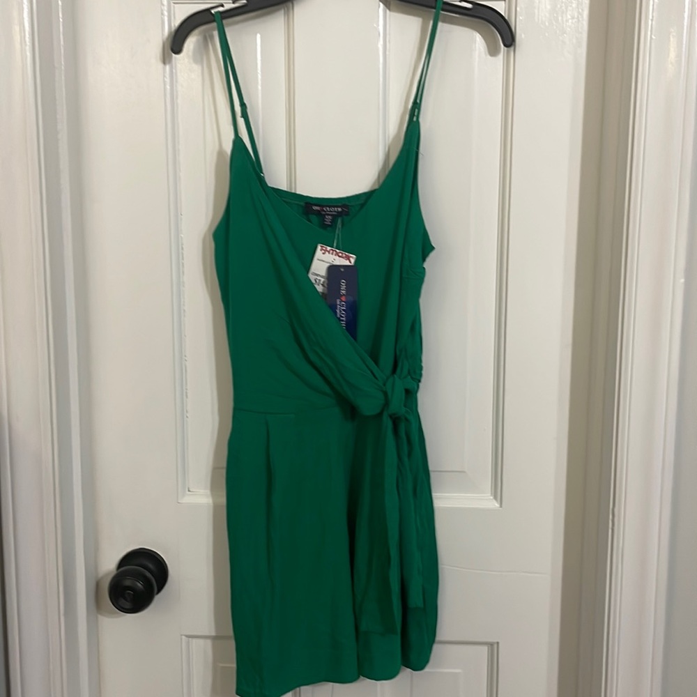 One Clothing green short romper